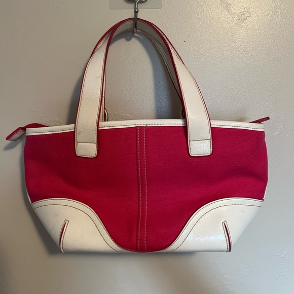 Y2k Sonoma Pink and White Women's Handbag - Picture 9 of 13
